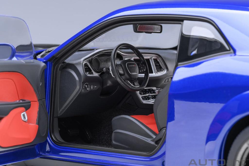 AUTOart Dodge Challenger Scat Pack Wide Body 2022 INDIGO Blue Готовый продукт 1/18 R/T СИНИЙ/Металлик
