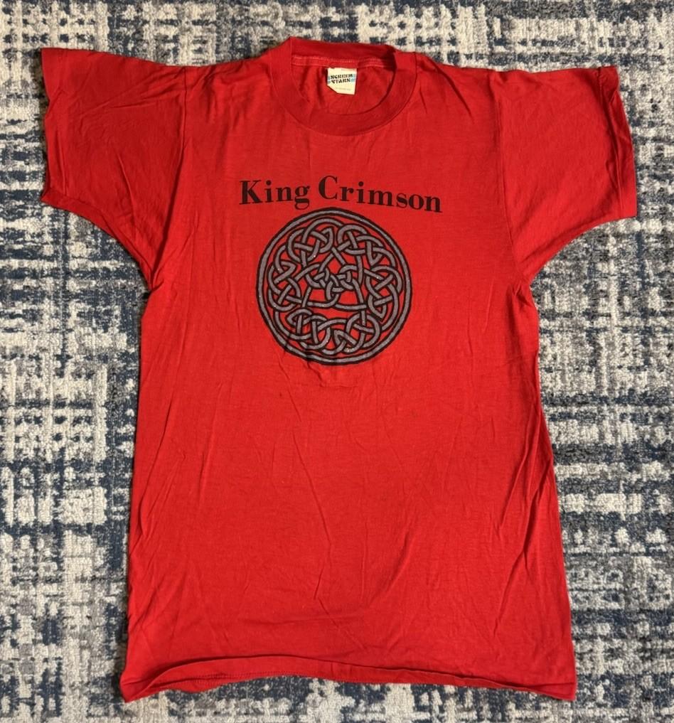 Футболка King Crimson Discipline 1982 Прогрессивный Рок Тур