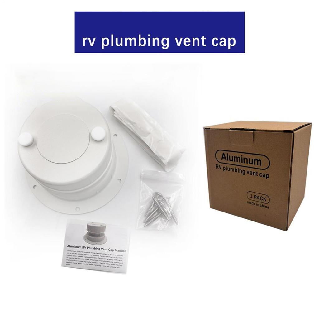 RV Roof Vent Cover RV Plumbing Vent Cover Ventilation Exterior Accessories For Motorhome Travel Road Trip Campground Park