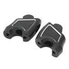 2PCS Handlebar Riser CNC Aluminum Alloy Replacement for Benelli TRK502X 502C TNT250 TNT300 Black with White Strip