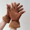 Warm Touch Screen Gloves Thick Thermal Winter Gloves Stylish Fleece Lined Gloves  Girls