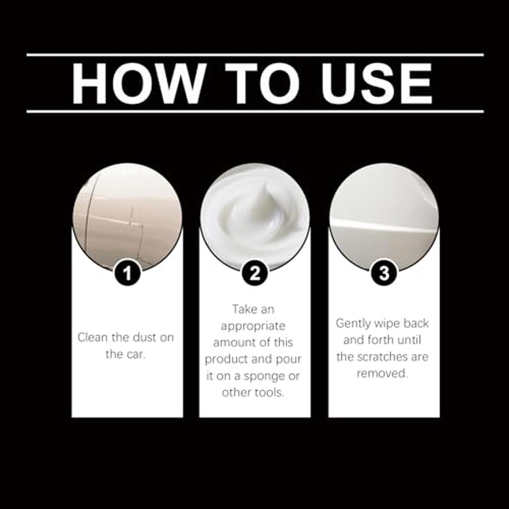 Car Scratch Wax - Minor Scratch Remover For Car Paint, Paint Restoration, DIY Car Polish Wax