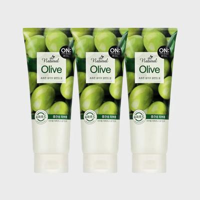_On the Body The Natural Moist Olive Очищающая пенка 200 г X 3
