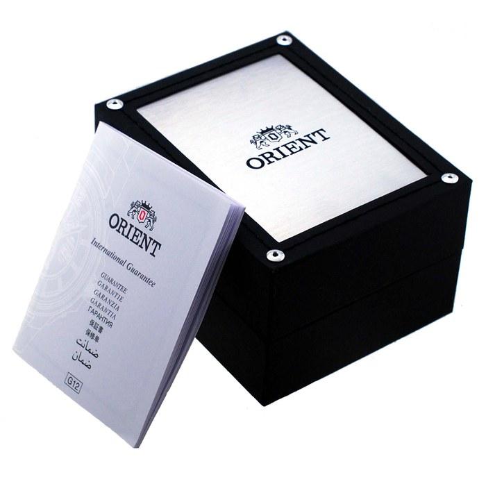 Orient Bambino Version 8 RA-AK0701S Men's Automatic Watch, White Dial, Leather Band