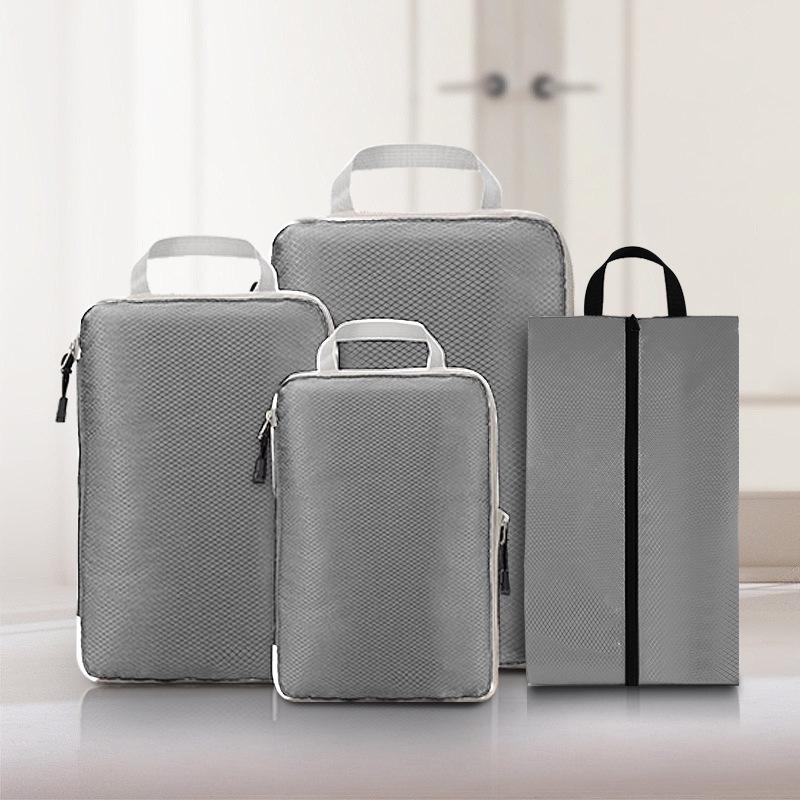 3/4 шт. Нижнее белье Бюстгальтер Носки Отделка Упаковка Багаж Одежда Органайзер Компрессионная Дорожная Сумка Для Хранения, С Сумкой Для Обуви