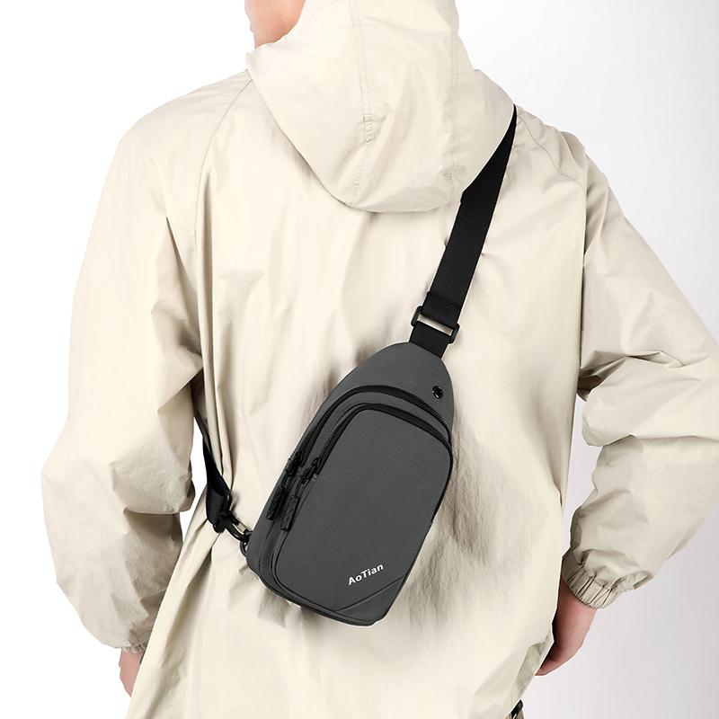 Мужская нагрудная сумка, сумка через плечо, сумка-мессенджер из Оксфорда