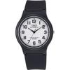 [Citizen Q&Q] H036-003 Мужские солнечные аналоговые часы, водонепроницаемость 10 АТМ, белый циферблат, черный полиуретановый ремешок