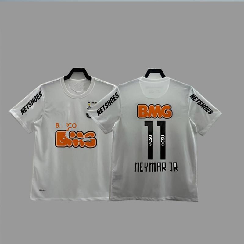 1213 Santos retro jersey football jersey classic nostalgic Neymar jersey competition jersey long short sleeve sportswear