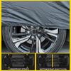 190T Waterproof Full Car Cover for Ford Mustang Dust Rain Snow All Weather Protection Dustproof Scratch Resistant Black