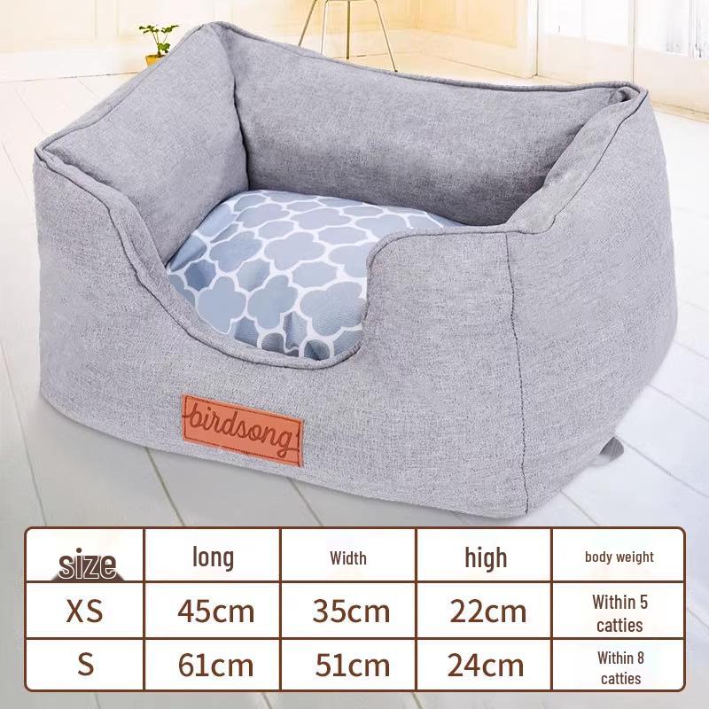 Зимняя теплая лежанка для собаки породы корги: Съемный и моющийся диван для домашних животных для маленьких/средних собак