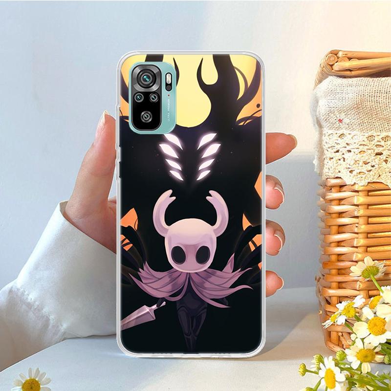 Мягкий чехол для телефона Hollow Knight в стиле мультфильма для Xiaomi Redmi Note 15 14 14S 13 12 Pro Plus 12S 11 11S 11E 10 10S 11T 5G Fundas Coque R