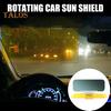 Night Vision Car Visor 2 In 1 Anti-Glare Sun Visor for Day Night Driving Anti-Dazzle Anti UV Shield Windshield Visor for Eye Protection