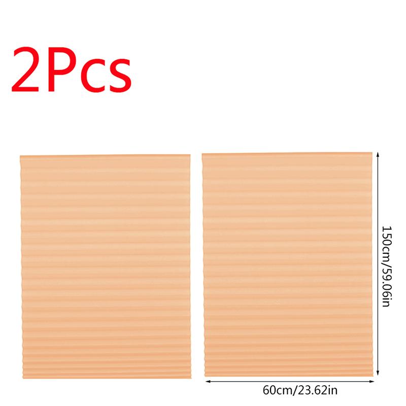 2 шт. Затемняющий свет Модный Блэкаут Рулонная штора Защита от солнца Беспроводная штора Сделай сам Плиссированные жалюзи Самоклеящаяся оконная штора