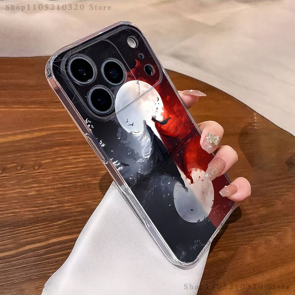 Чехол для телефона Renegade Immortal Xian Ni для iPhone 16,15,17,12,13,14,11 Max,Pro,Plus,X,XS,XR,SE4,E Mini Прозрачная крышка