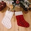 Pendant Christmas Gift Socks Hanging Xmas Gift Bag New Year Christmas Stocking  Christmas Decor