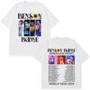 Повседневные улицы Харадзюку Футболка Benson Boone American Heart Tour 2025 Футболки Мужская Женская Готика Панк Винтаж Футболка Принт Хлопок
