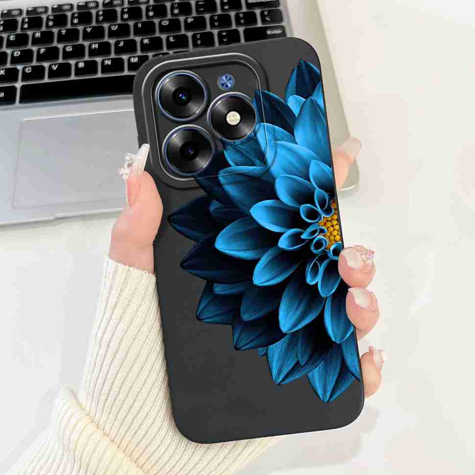 Розовый Кот Для Tecno Spark Go 2024 Чехлы BG6 Мягкий Силиконовый Чехол Для Tecno Spark 20 Spark20 SparkGo 2024 Корпус Чехол Для Телефона