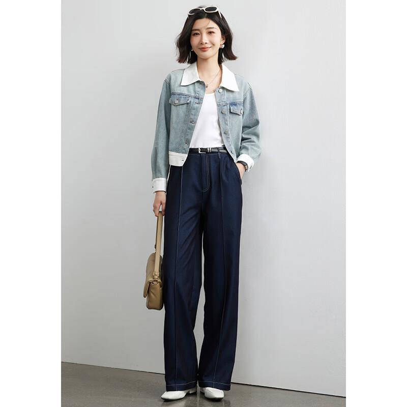 Джинсы Wide-Leg в стиле Old Money от Wudao