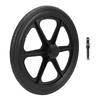 Wheelchair Rear Wheel Replacement Street Tire with Screw Parts Accessories Dia 35cm Black