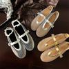 Fashion New Summer Women Pumps Shoes for Women Fashion Hollow Out Round Toe Mary Jane Shoes Women Breathable Flat Shoes Low Heels