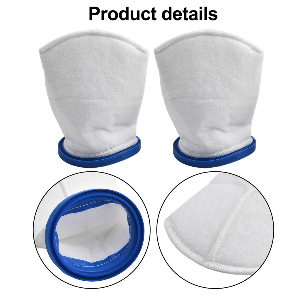 2 Pack Pool Vacuum Filter Bags Replacement For P30X022XF PBW022XF JPV200 21051DL For IVac250 Swimming Pool Cleaner Filter Bag