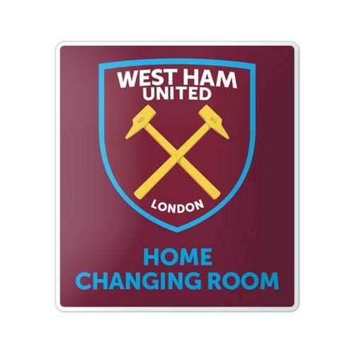 West Ham United FC Официальный знак домашней раздевалки