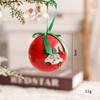 Foam Christmas Balls With Reindeer Snowflake And Santa For Holiday Decor Tree