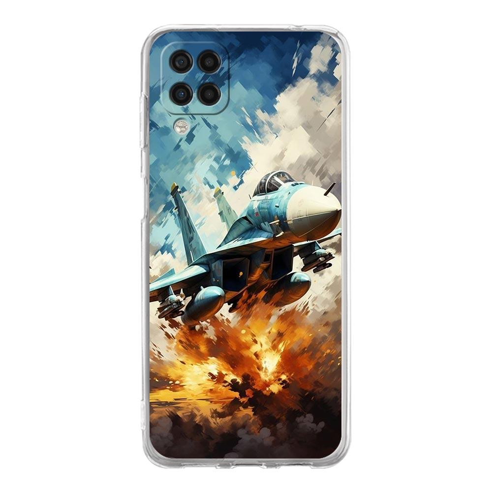 Чехол для телефона Samsung Galaxy A13 A15 A25 A51 A71 A21S A11 A12 A31 A52 A41 A23 A53 A73 A32 5G A03S A05s Чехол Истребители