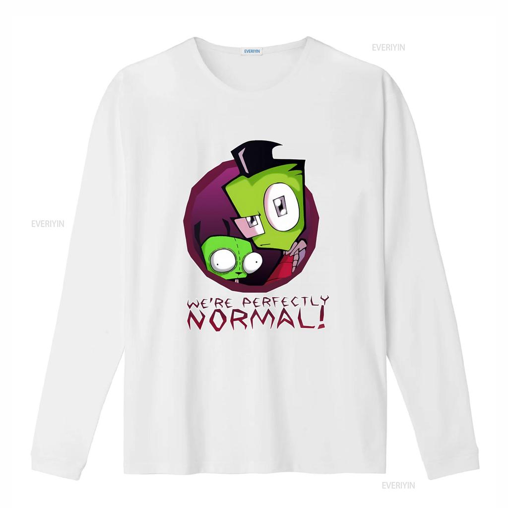 Винтажная футболка Invader Zim Маленький размер с принтом «Совершенно нормальный» мультяшного инопланетянина Уникальная для фанатов винтажная Слегка выстиранная