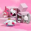 1 шт./Случайные 3 шт. Милые заколки для волос Sanrio Cinnamoroll и Изысканные аксессуары для волос Kuromi