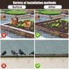 12Pcs Fence Wall Spikes Bird Deterrent Spikes Plastic Anti Climb Cat Animal Repellent for Protect Garden Security