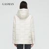 Gasman 2022 New Women's Spring Jacket Short Fashion Stand-up Collar Hooded Fashion Casual Coat Women Parka Warm Outwear 81855