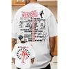 My Chemical Romance 2-sided Printed Tee Shirt Men Women Graphic Streetwear Oversized Y2k Short Sleeve Unisex Female Male Clothing