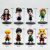 Новое аниме 13 см, фигурка убийцы демонов Nezuko Tanjirou Zenitsu Inosuke Kyoujurou Giyuu Kawaii Qposket, модель из ПВХ, игрушки, подарок для детей