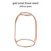 Nordic Creative Vase Home Decor Golden Glass Hydroponic Plant Holder Iron Line Flowers Ornament Garden Decoration Hot