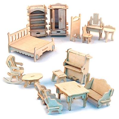Happy Town Трехмерный пазл Миниатюрный мебельный набор 34 Большая Корея 3d-пазл