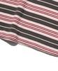TAILOR STUDIO College Logo Striped Short Sleeve T-Shirt (Charcoal)
