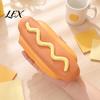 Funny Desk Accessories for Men Women Giant Hot Dog Squeeze Toy, 8.3" Slow Rising Realistic Food Shaped Cute Desktop Decorations Work Soft Stress Ball,