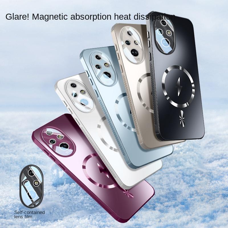 Для Magsafe Case для Honor 300 Ultra 200 Pro Жесткий матовый противоударный защитный чехол для объектива телефона Honor 200 100 Магнитный чехол