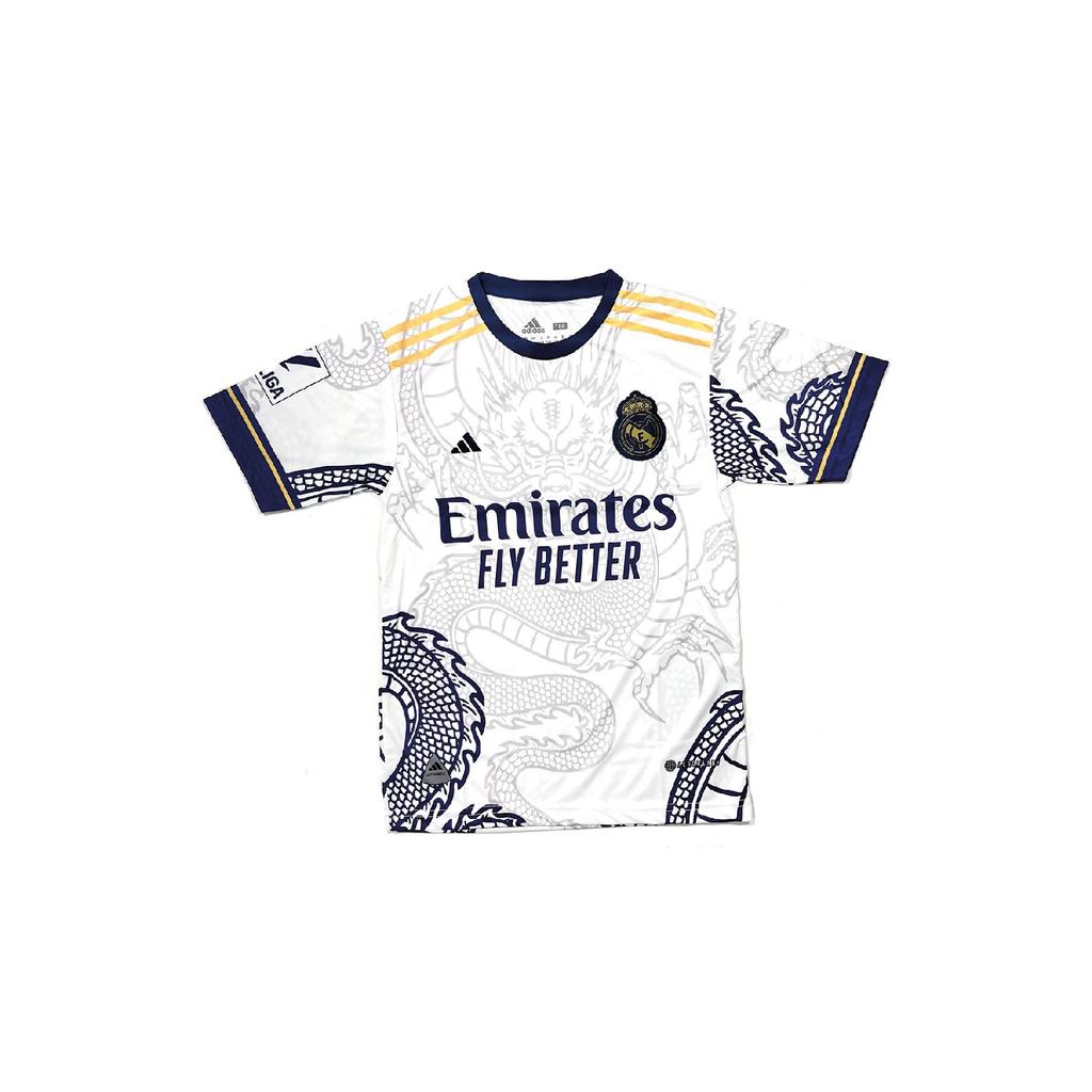 Ronaldo White Dragon New Season 3-piece Kids Football Jersey Set With Dragon Motif