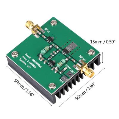 1 шт. Аксессуары для DIY 1-930 МГц 2 Вт ВЧ широкополосный модуль усилителя мощности для радиопередачи FM ВЧ ОВЧ