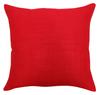 Home Decorative Cushion Solid Red Pillow Throw Dupion Silk Cover - Choose