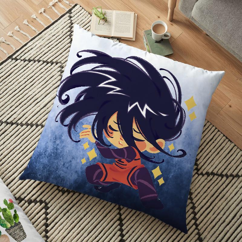 Наволочка с квадратным рисунком аниме «Blue Lock» с принтом «Isagi Yoichi Nagi Seishiro», мягкая, дышащая, для декора спальни, для фанатов