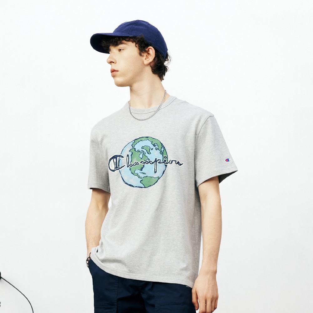Champion T-Shirts Unisex Crew Neck Moderate Straight Fit UM-VSS03