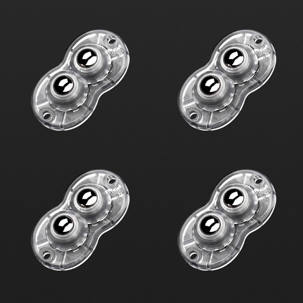 4 шт. Универсальный шкив из АБС-пластика, вращающееся колесо, самоклеящийся шкив для хранения, мебельный ролик, дом