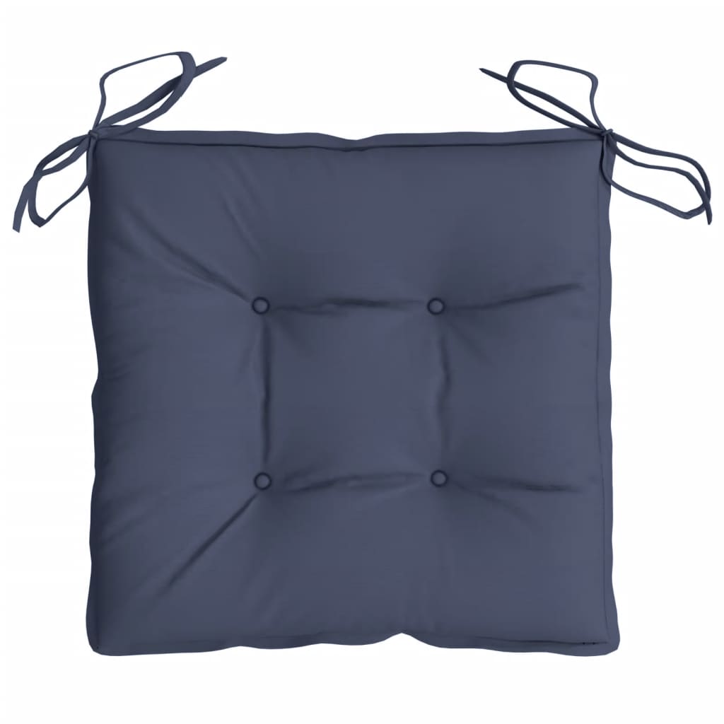 Chair Cushions 6 pcs. Navy Blue 50 x 50 x 7 cm Oxford Fabric