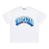 Cross-border new graffiti letter printing European and American street trendy brands loose and versatile casual men's and women's short-sleeved round