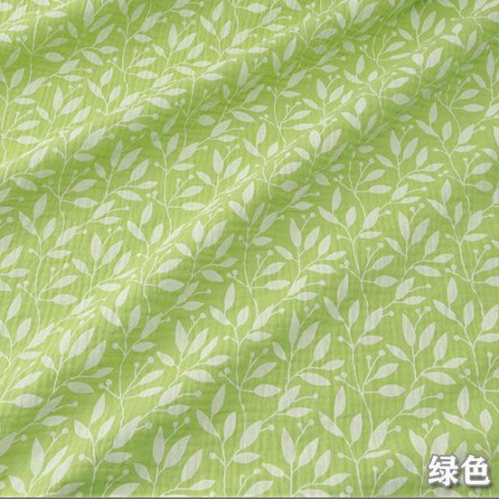 Высококачественная хлопковая креповая ткань, двусторонняя ткань с эффектом муслина (seersucker), для рукоделия, шитья, пэчворка, одеял, наволочек, одежды, пижам для малыша