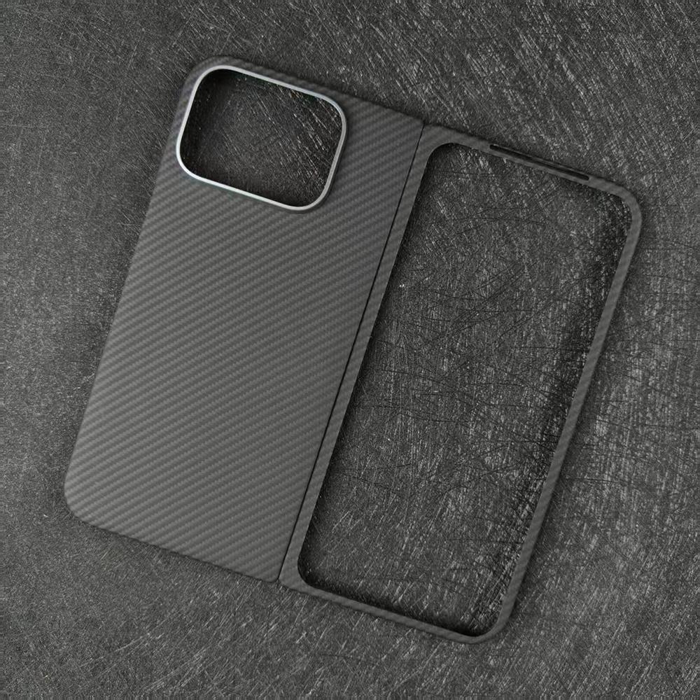 Настоящий карбоновый чехол для Google Pixel 10 Pro Fold Ультратонкий чехол из арамидного волокна для телефона Pixel 10 Pro Fold Карбоновый чехол