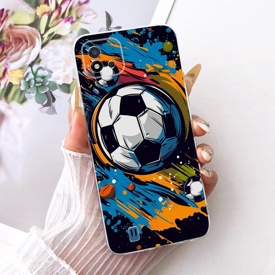 Чехол для Realme C11 2021 RMX3231 Цветы Расписной Чехол Мягкий Силиконовый Чехол для Телефона Для Realme C20 C 11 RealmeC11 2021 Сумки